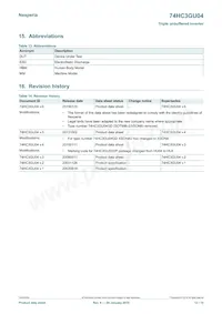 74HC3GU04GD Datasheet Page 12