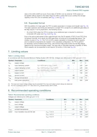 74HC40105D Datasheet Page 6