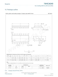 74HC4049DB Datasheet Page 8