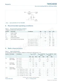 74HC4050DB Datasheet Page 4