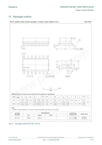 74HC4075D-Q100J Datasheet Page 8