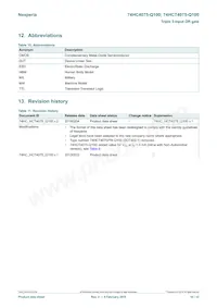 74HC4075D-Q100J Datasheet Page 10