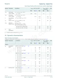 74HC74D/AUJ Datasheet Page 6