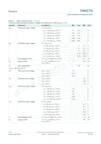 74HC75DB Datasheet Page 6