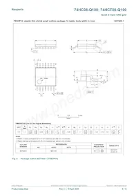 74HCT08BQ-Q100 Datasheet Page 9