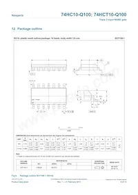 74HCT10D-Q100J Datasheet Page 8