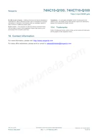 74HCT10D-Q100J Datasheet Page 12