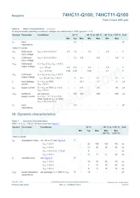 74HCT11D-Q100J Datasheet Page 5