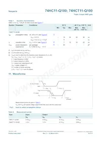 74HCT11D-Q100J Datasheet Page 6