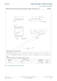74HCT14D-Q100 Datasheet Page 12
