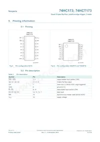 74HCT173DB Datasheet Page 4