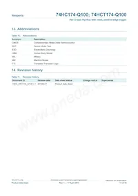 74HCT174D-Q100J Datasheet Page 13