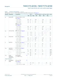 74HCT175PW-Q100J Datasheet Pagina 8