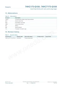 74HCT175PW-Q100J Datasheet Page 15