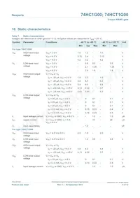 74HCT1G00GV Datasheet Page 4