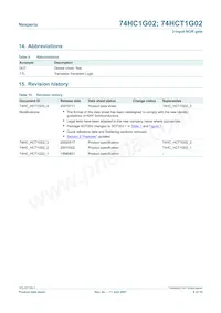 74HCT1G02GV Datasheet Page 8