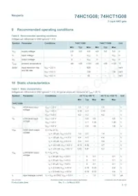74HCT1G08GV Datasheet Page 4