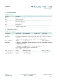 74HCT1G08GV Datasheet Page 9