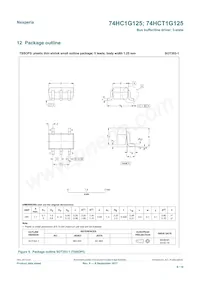 74HCT1G125GV Datasheet Page 9