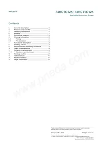 74HCT1G125GV Datasheet Page 14