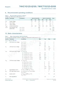 74HCT1G125GW-Q100H Datasheet Page 4