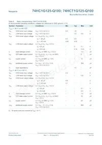 74HCT1G125GW-Q100H Datasheet Page 6