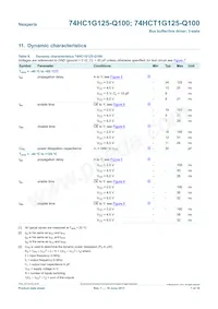 74HCT1G125GW-Q100H Datasheet Page 7