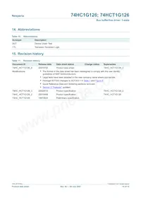 74HCT1G126GV Datasheet Page 10