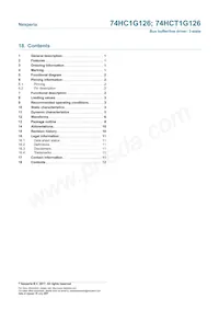 74HCT1G126GV Datasheet Page 12