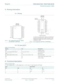 74HCT245D-Q100J Datasheet Page 3