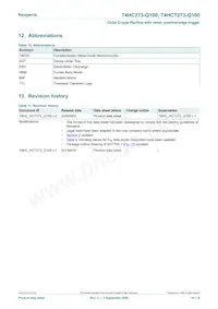 74HCT273BQ-Q100X Datasheet Page 16