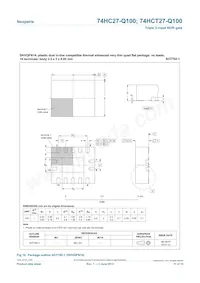 74HCT27BQ-Q100X Datasheet Page 11