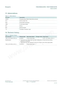 74HCT2G04GW-Q100H Datasheet Page 12