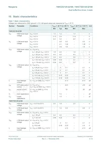74HCT2G125DC-Q100H Datasheet Page 4