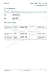 74HCT2G125GD Datasheet Page 11