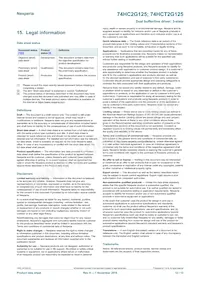 74HCT2G125GD Datasheet Page 12