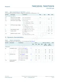 74HCT2G16GWH Datasheet Page 7