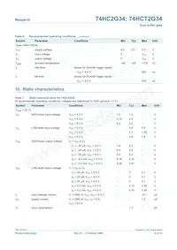 74HCT2G34GV Datasheet Pagina 4