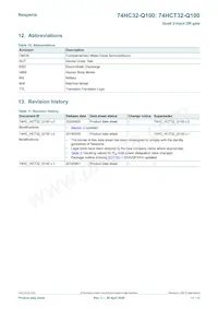 74HCT32BQ-Q100 Datasheet Page 11
