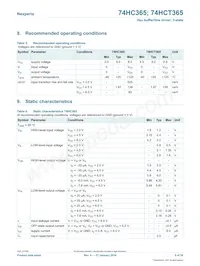 74HCT365D/AUJ Datasheet Page 5