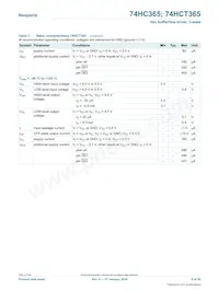 74HCT365D/AUJ Datasheet Page 8