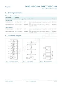 74HCT365D-Q100 Datenblatt Seite 2