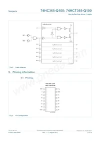 74HCT365D-Q100 Datasheet Page 3