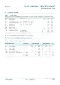 74HCT365D-Q100 Datasheet Page 5