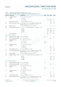 74HCT365D-Q100 Datasheet Page 8