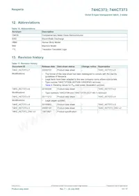 74HCT373BQ Datasheet Page 15