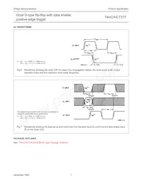 74HCT377N Datasheet Page 7