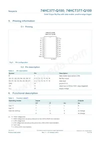 74HCT377PW-Q100J Datasheet Page 4