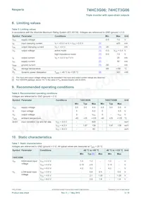 74HCT3G06GD Datasheet Page 3