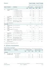 74HCT3G06GD Datasheet Page 4
